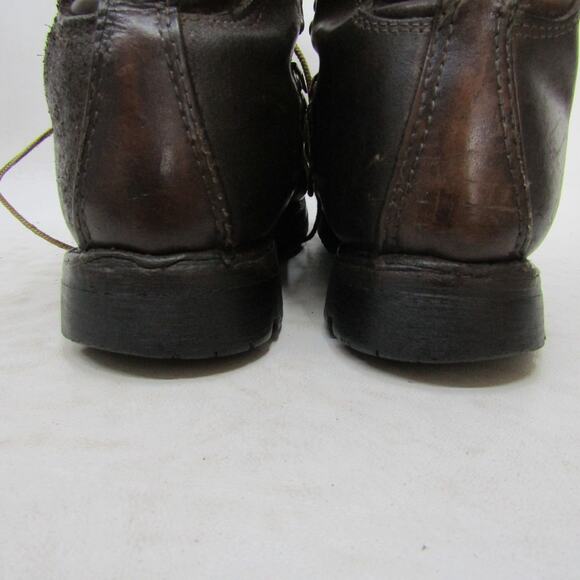 Mens Size 7.5 D Brown Leather Lace Up Outdoor Work Boots main image 11